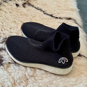 Authentic Adidas Originals X Alexander Wang Run Clean Sneakers Women 6.5 Black